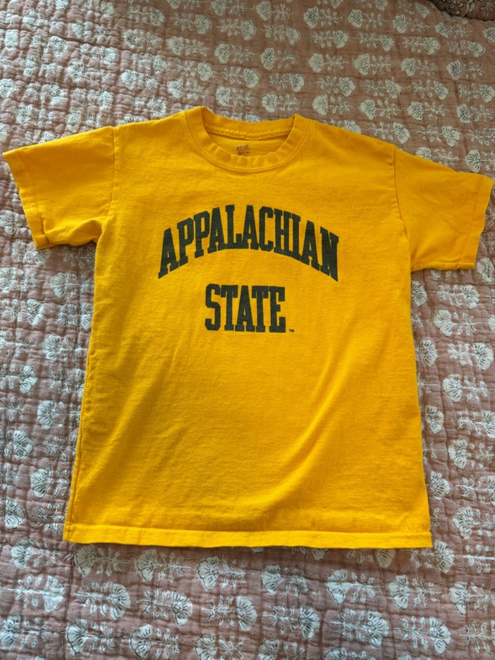 Appalachian State YS Yellow Tee